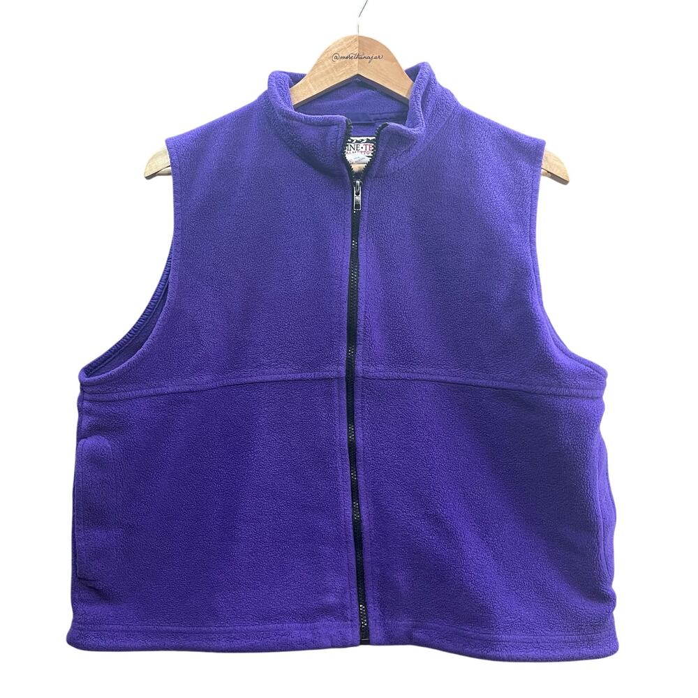 Alpine Tek by Palmettos Purple Fleece Vest Size XL